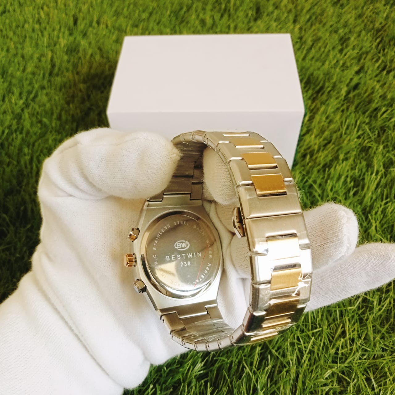 Bestwin Two-Tone Chronograph Men’s Watch