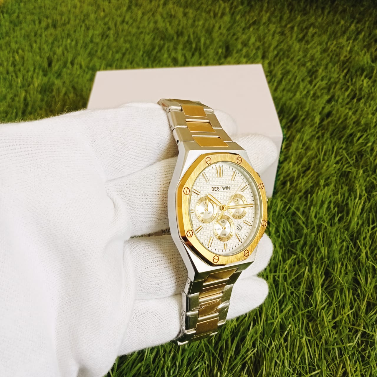 Bestwin Two-Tone Chronograph Men’s Watch