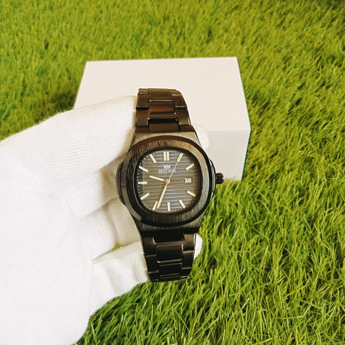 Bestwin Black Stainless Steel Men’s Watch