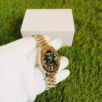 Rolex Style Day-Date Men’s Watch – Luxury Diamond Dial