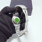 Rolex Date just White Dial watch.