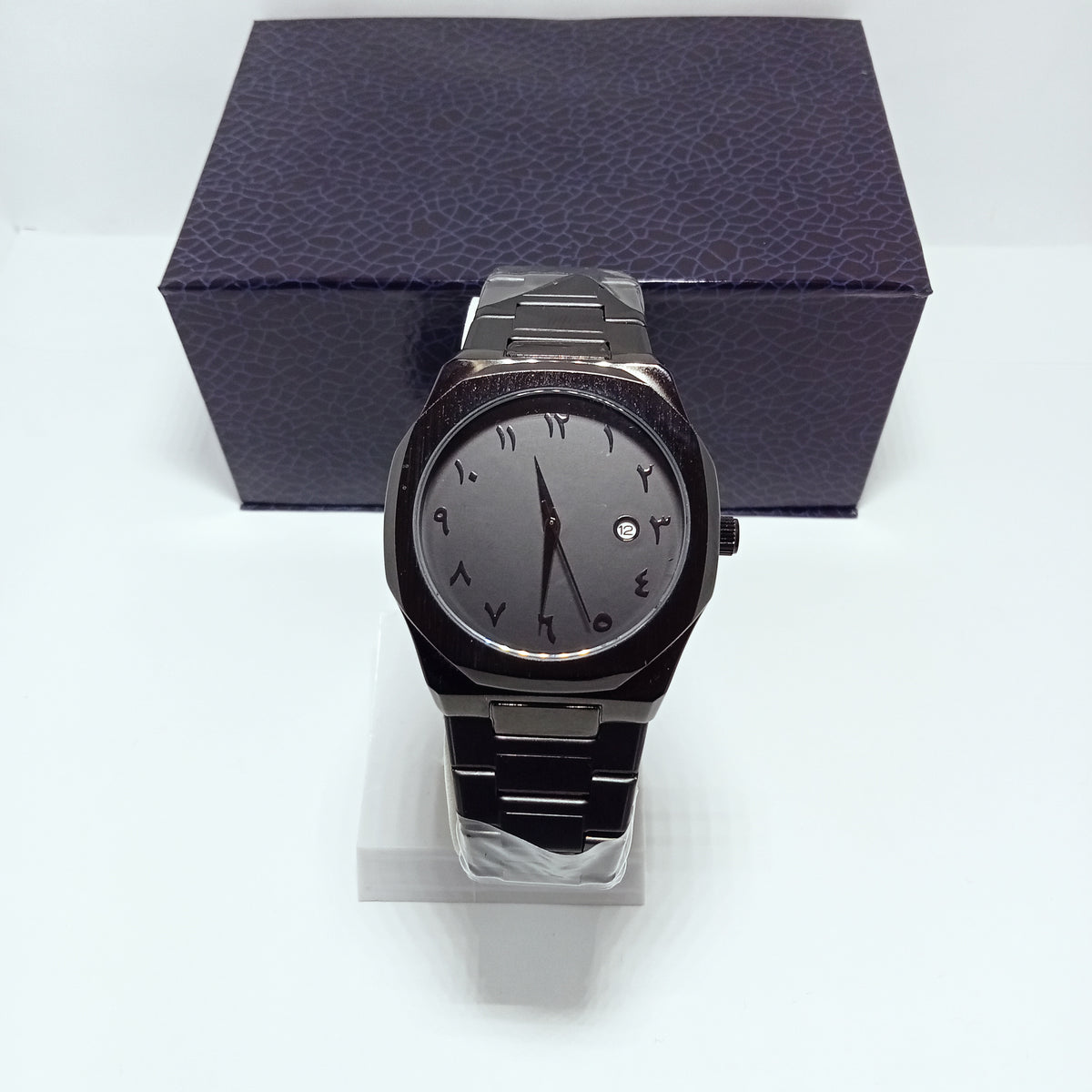 Black Aura Arabic Watch.