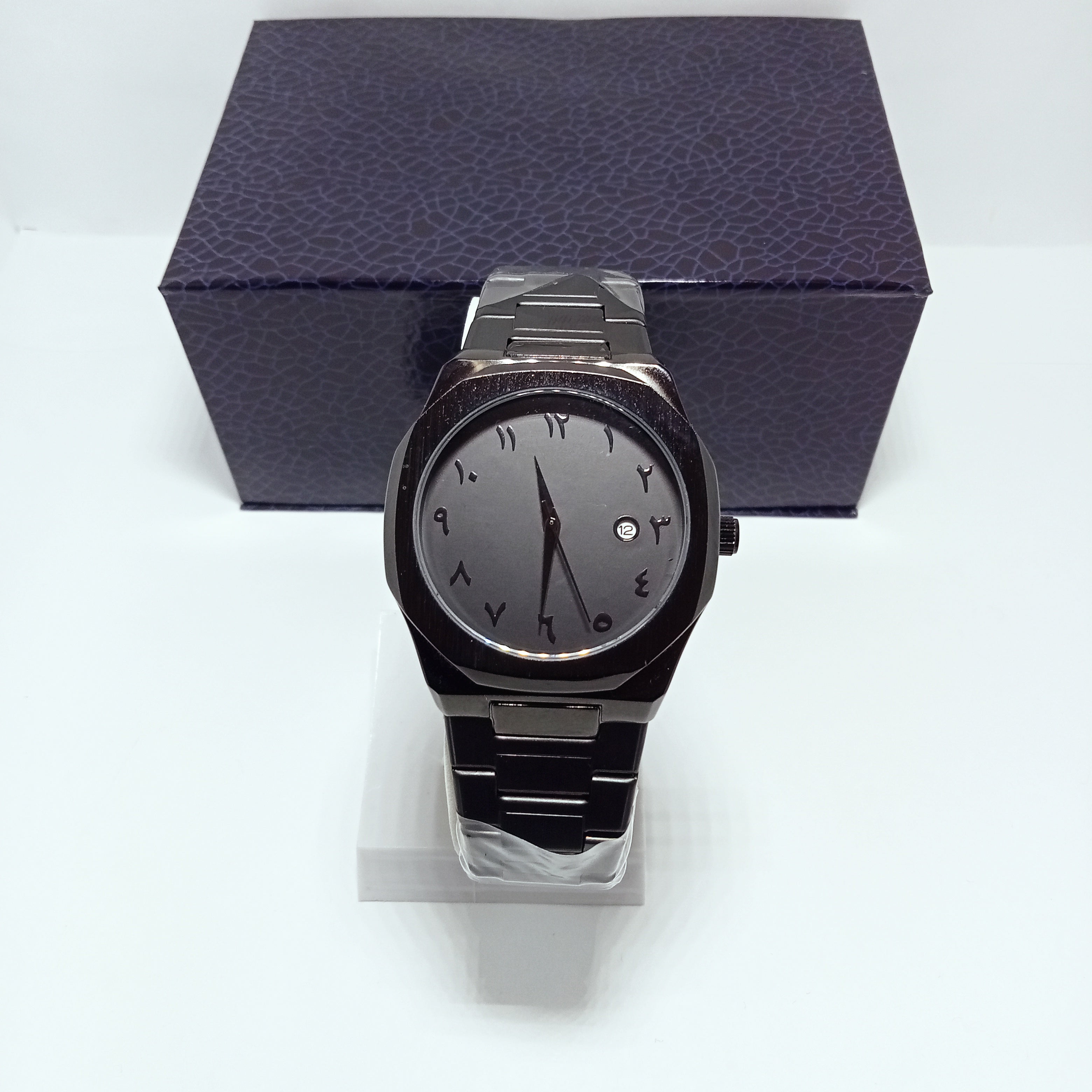 Black Aura Arabic Watch.