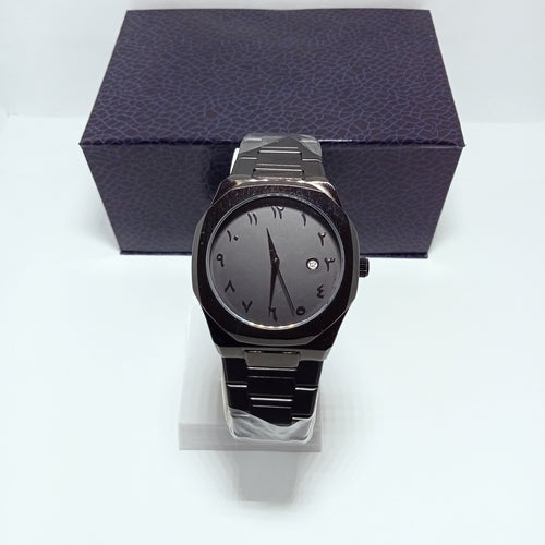 Black Aura Arabic Watch.