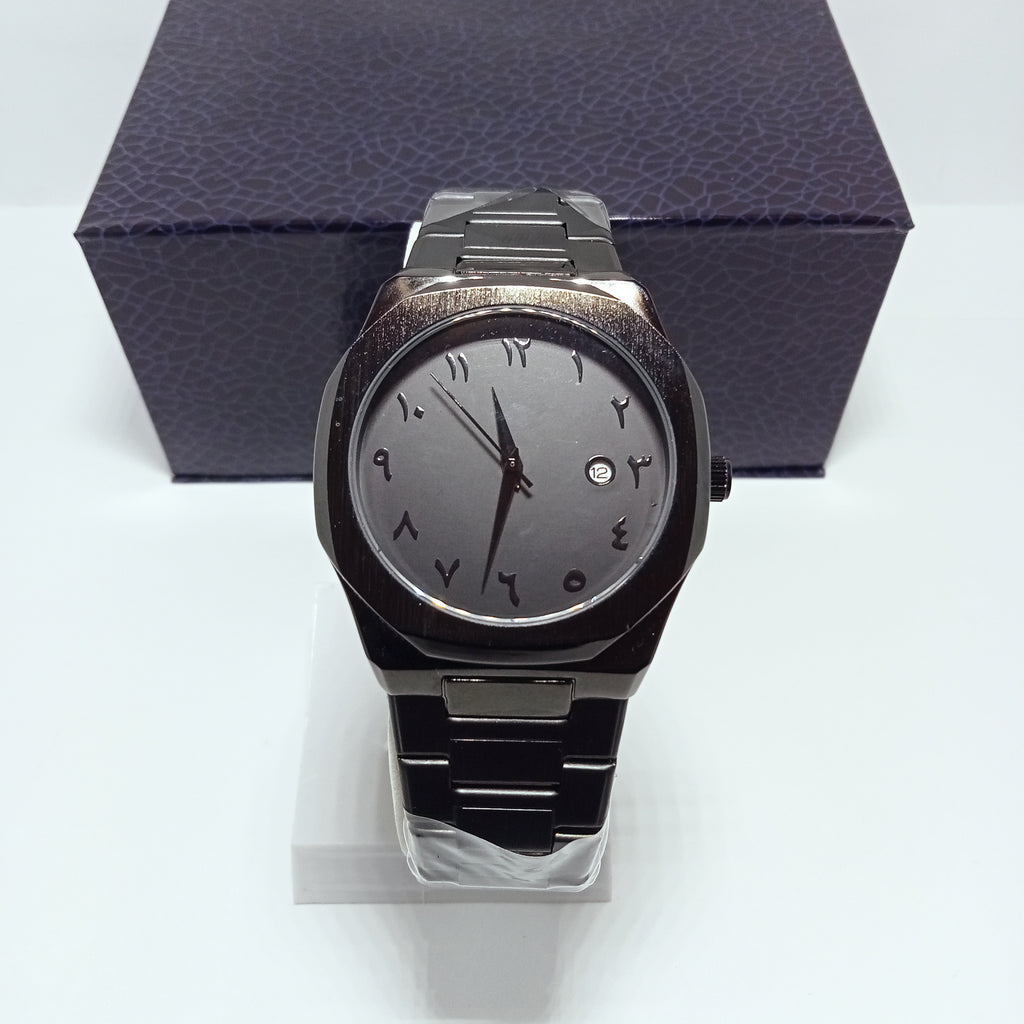 Black Aura Arabic Watch.