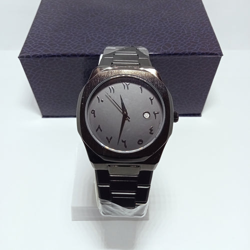 Black Aura Arabic Watch.