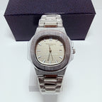 Patek Philippe Elegant Silver – White Dial Watch.